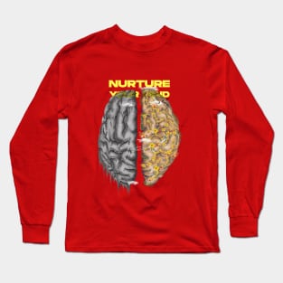 Floral brain Long Sleeve T-Shirt